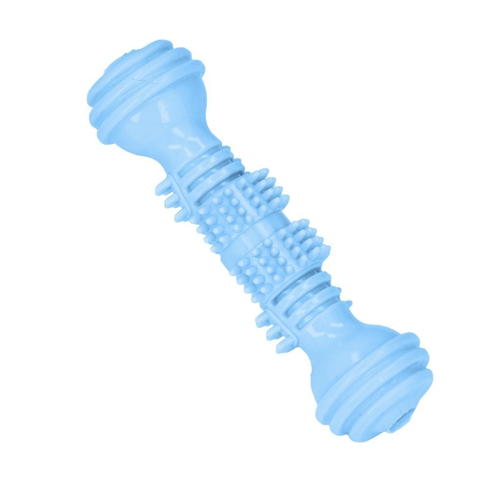 Bite Tough Dumbbell Dog Chew Toy Dumbbell Shaped Puppy Teeth Cleaning Toy  Oral Care