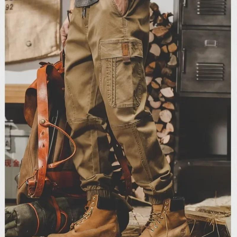 

Мужские американские ретро-комбинезоны с широкими штанинами - Весенняя повседневная мода L