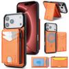 2 In 1 Detachable Magnetic Card Bag Wallet Leather Case for iPhone 18 Pro Max 17 16 15 14 13 Shockproof for Magsafe RFID Cover