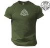 Triquetra T Shirt Gym Clothing Bodybuilding Workout Training Boxing Vikings Top