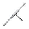 6/8Pcs Hss Hand Screw Tap Die Wrench Schroefdraad Metric Plug Tap M3 M4 M5 M6 M8 M8 M12 Met Verstelbare Tap Wrench 1/16-1/2"
