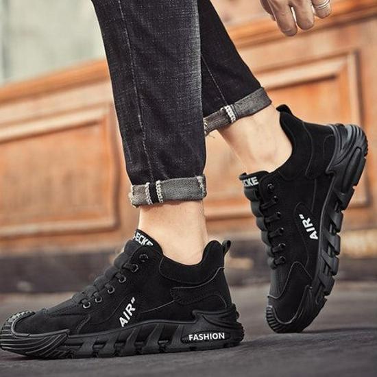 Men's Retro Slip-On Casual Running Shoes - Spring/Autumn Fashion Trend