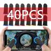 20/40PCS Gaming Finger Sleeve Breathable Fingertips For PUBG Mobile Games Touch Screen Finger Cots Cover Sensitive Mobile Touch