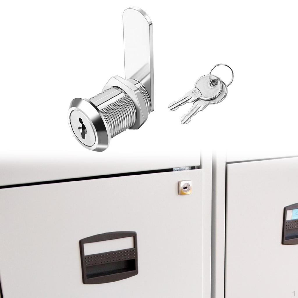 Cabinet cam Lock Cylinder Drawers Furniture files Keyed Hardware for Pickup Dresser