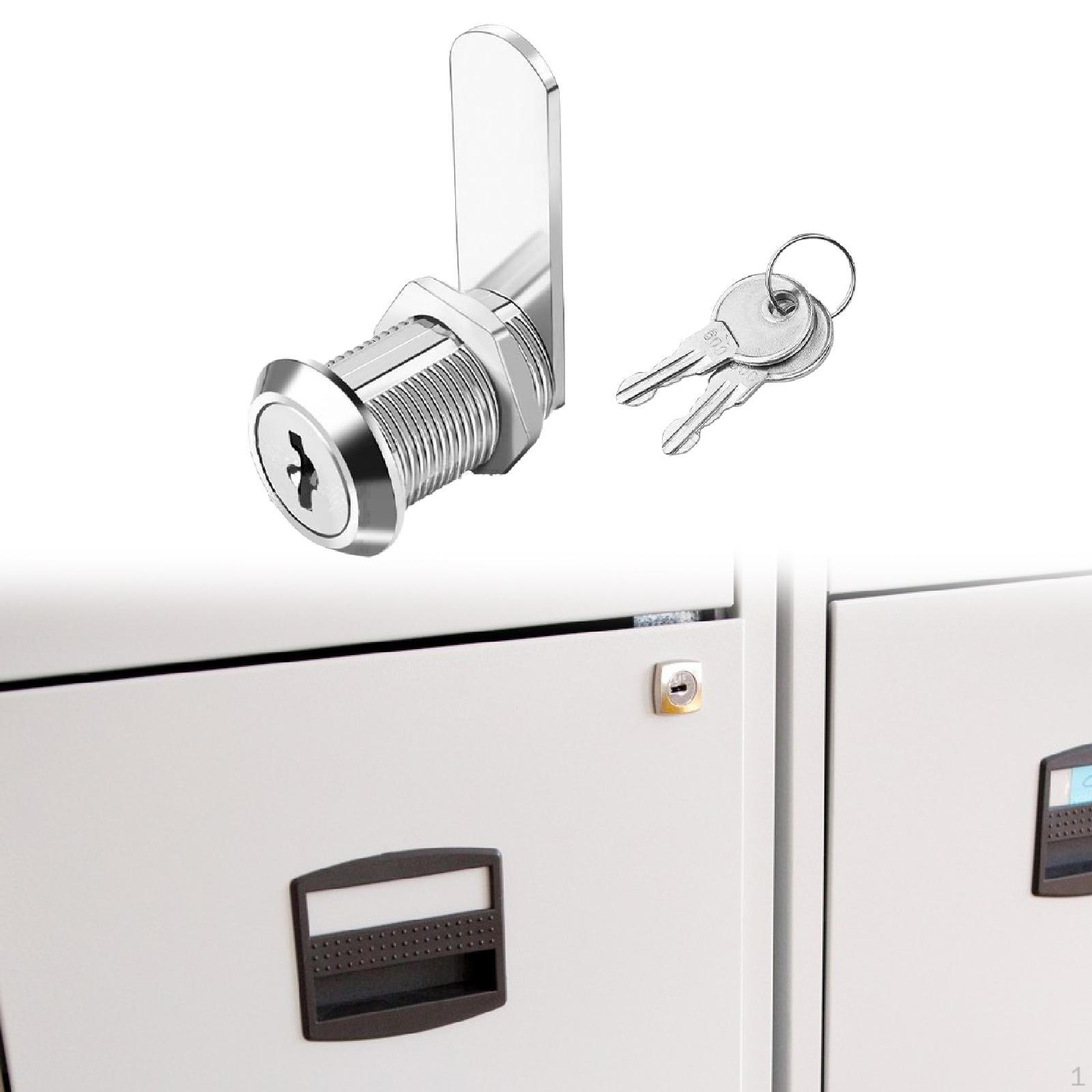 

Cabinet cam Lock Cylinder Drawers Furniture files Keyed Hardware for Pickup Dresser Style B