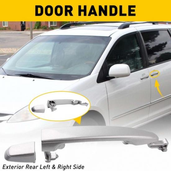 Rear Sliding Door Handle Passenger Driver Or Fit Side Toyota Sienna 04 05-10