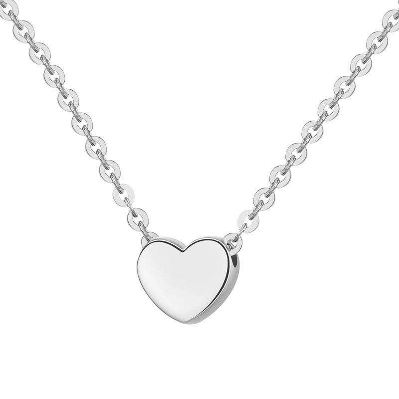 

Минималистичное колье-подвеска в виде сердца из титановой стали – Женская легкая роскошь, не выцветает, крутой стиль, цепочка для ключицы