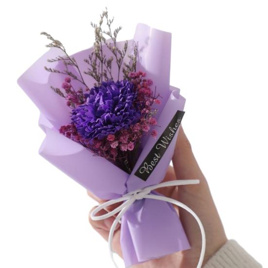 Mini künstliches Seifenblumen-Bouquet Falsche Nelken/Sonnenblumen Gänseblümchen Blumenarrangement Valentinstagsgeschenke für Frauen Beste Freundin Freundin
