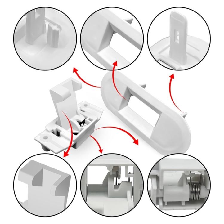 Zestaw blokady pokrywy pralki Zestaw do konserwacji pralki Akcesoria do pralki Tekstura plastiku Komponent pralki Odpowiedni dla GTW335ASN1WW