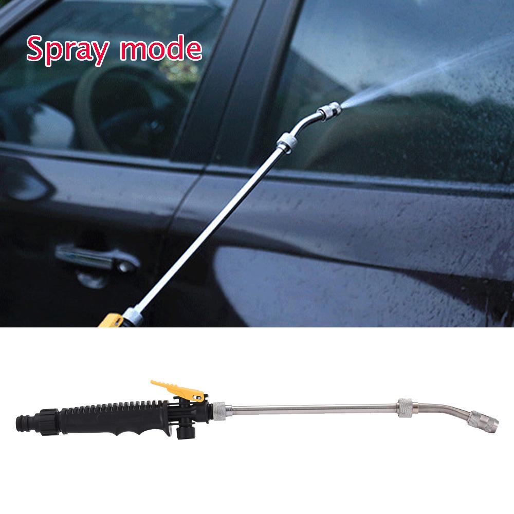 Multipurpose Finger Press Lance Foam Brush Car Washing Water Fed Cleaning Tool, Spray Nozzle Water Gun for Watering