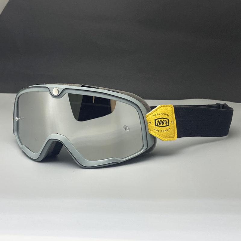 Brille Motorradbrille Vintage Lokomotive Harley Helmbrille Outdoor Sport Windschutz
