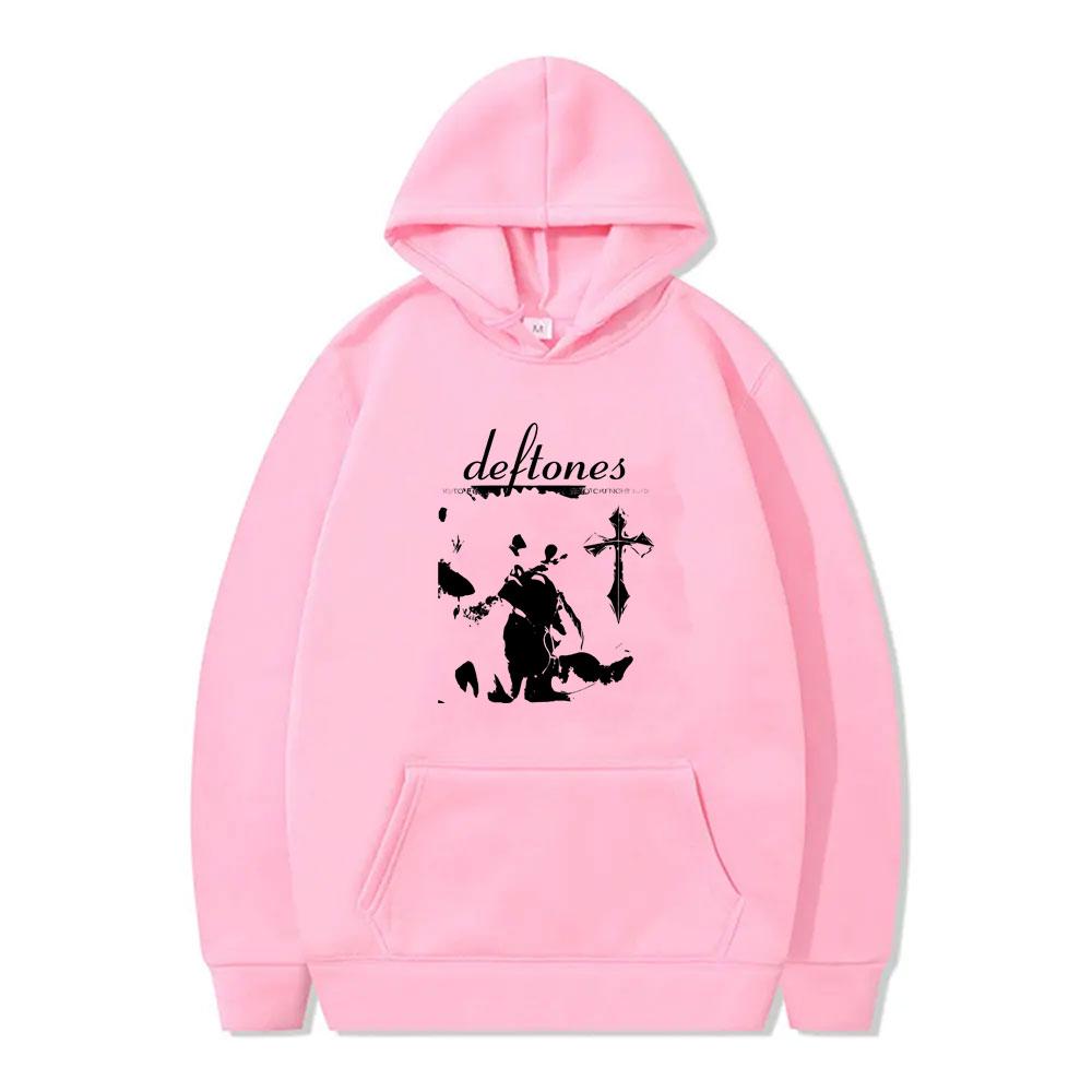 Rock Band Deftones Saturday Night Wrist Hoodie Men's Alternative Heavy Metal Streetwear Male Fashion Oversized Pullover Hoodies