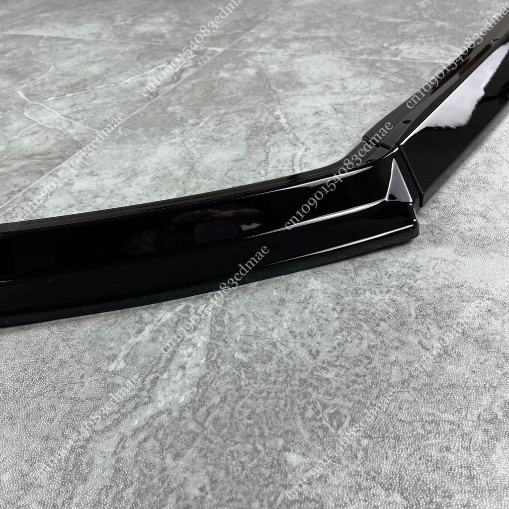 Front Bumper Splitter Lip 3Pcs for VW Polo MK5 MK6 Standard TSI TDI 2010-2021 Tuning Body Kit Guard Gloss Black UV Coat Spoiler