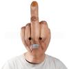 Popular Middle Finger Latex Mask, Funny Headgear, Customizable with Label, Quality Inspection Included