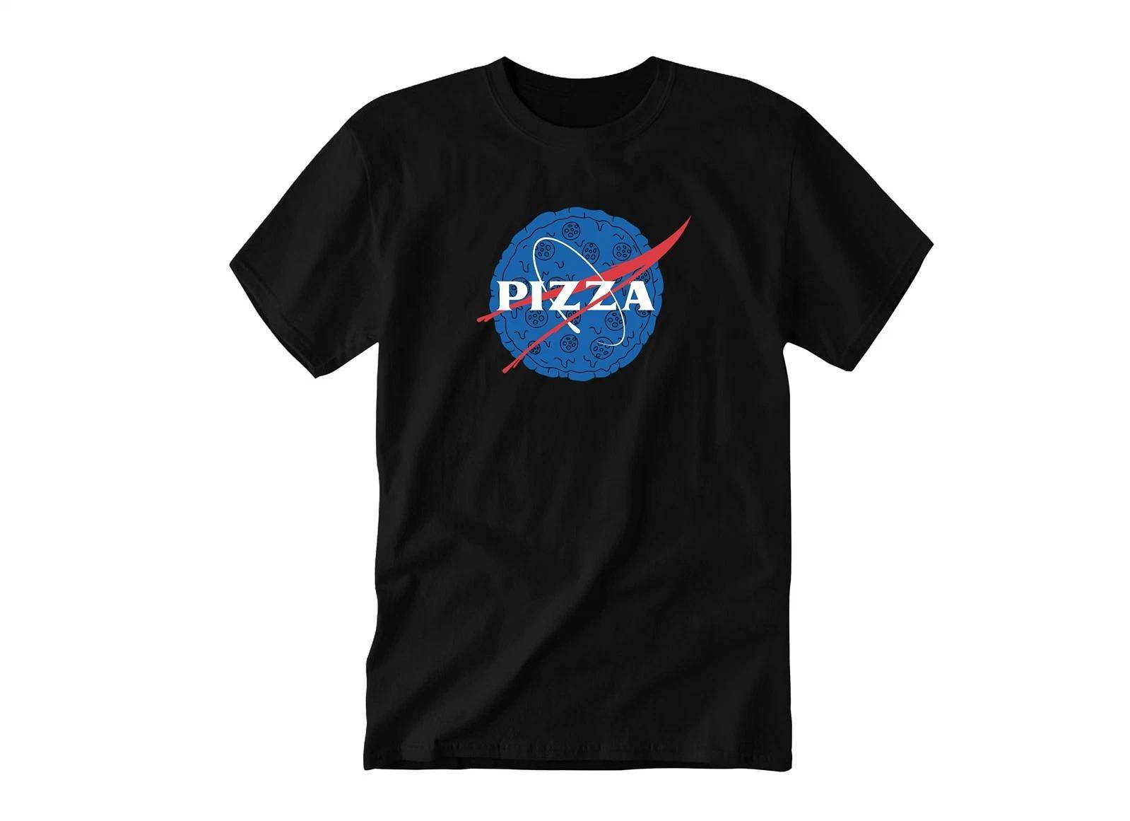 Nasa Pizza Funny Image Illustration | Kids & Adult Unisex Tee Tshirt 4XL