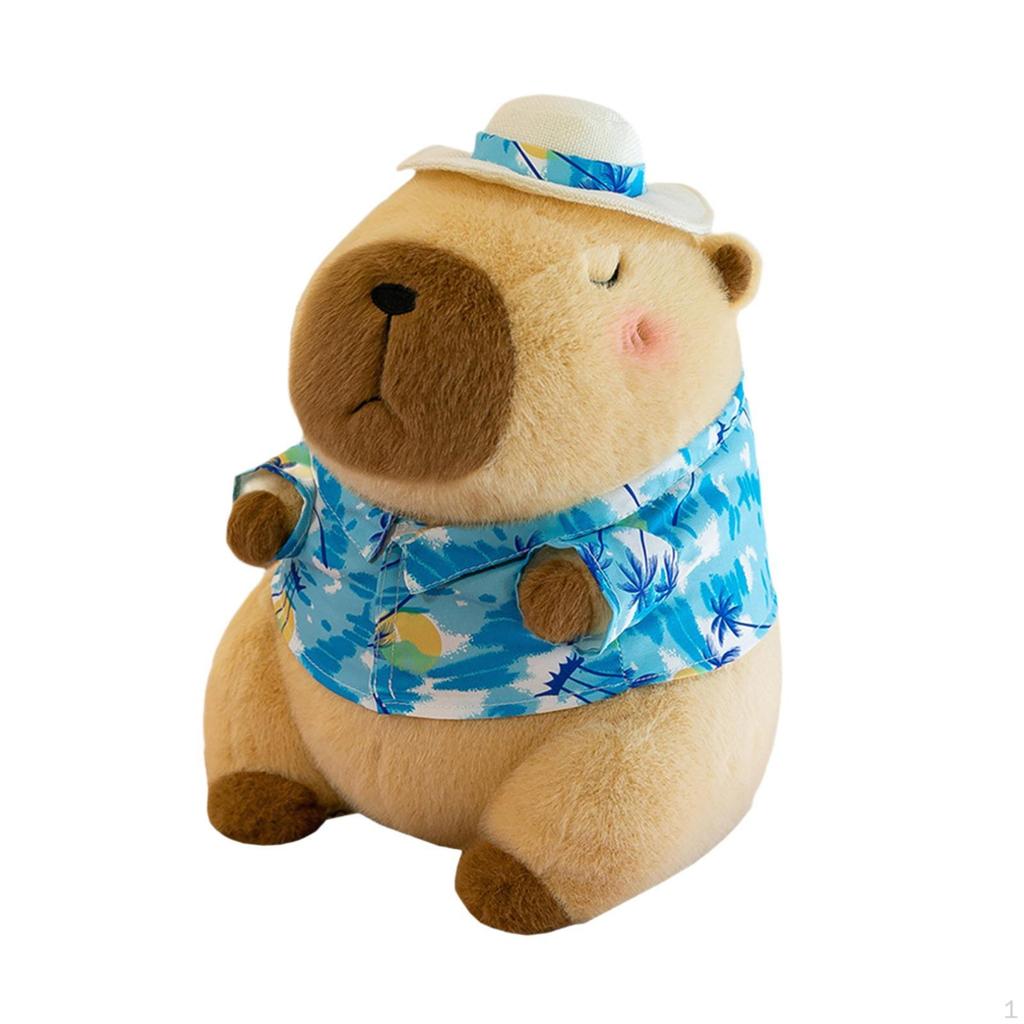 Adorable Capybara Plush Toy for Car Decor Gift All Ages