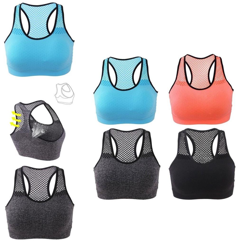 Sutiã Esportivo Feminino Ultraleve Tops Cropped Para Atividades de Fitness de Alto Impacto