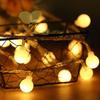 Plug In LED String Lights, 16ft/5m 50 LED Bulb Warm White Globe Fairy Lights for Holiday/Christmas/Wedding/Party Indoor Outdoor Decoration
