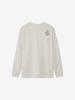 North Mountaineering Logo Crew XL [The Face] Long-Sleeve T-Shirt, Off-White,