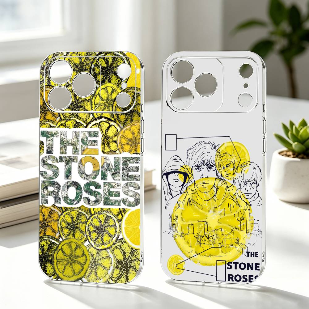 The S-Stone Z-Roses Band Singer Phone Case For iPhone 17 16 15 14 13 12 11 Mini Pro Max Plus Transparent Cover