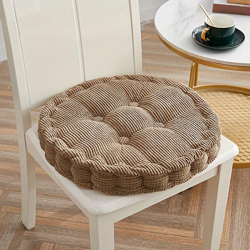 

Corduroy Tatami Floor Cushion, Thickened Seat Cushion for Living Room Bedroom, Household Futon Dining Chair Pad, office chair кавовий