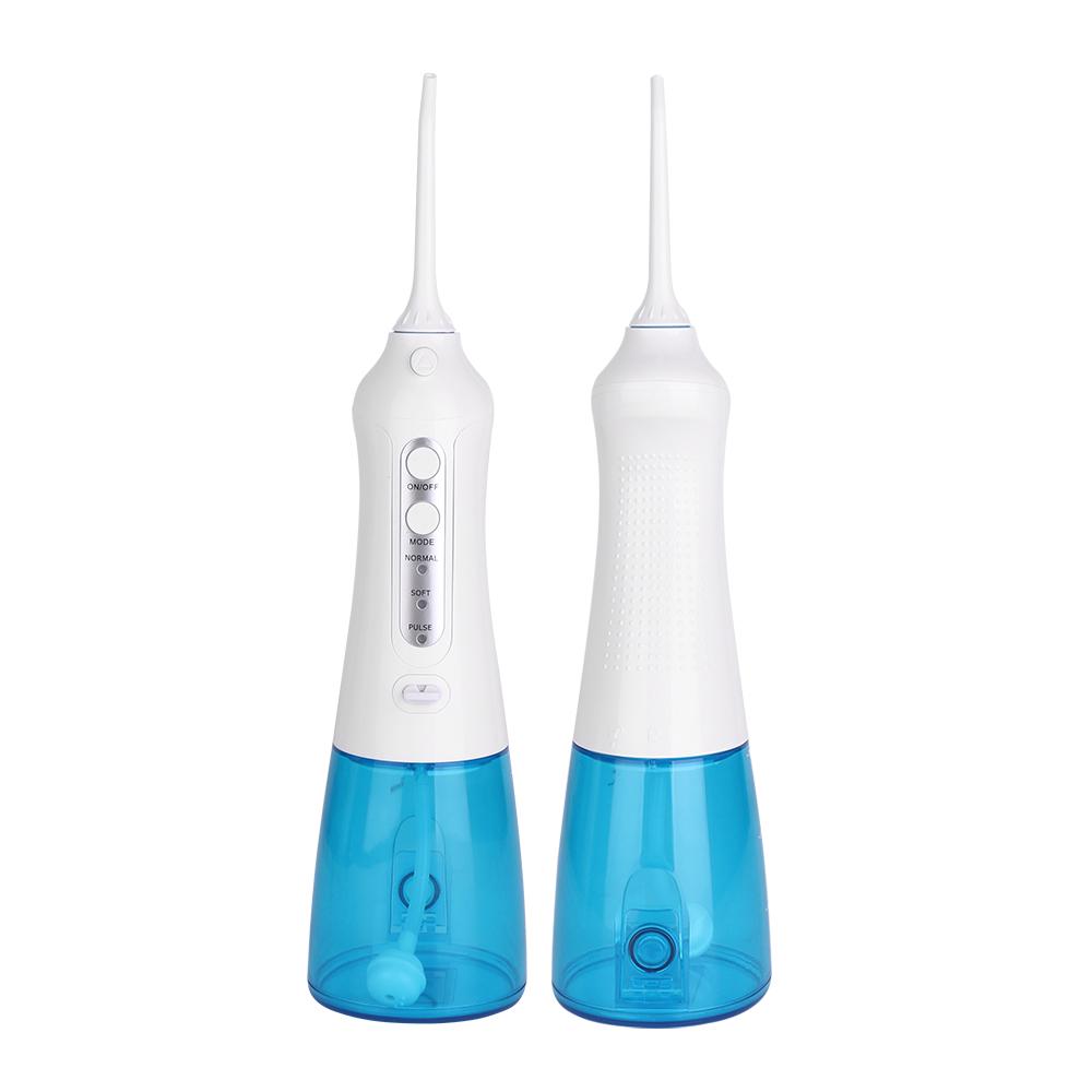 Electric Portable  Oral Irrigator USB Rechargeable Water Flosser Tooth Care Dental Jet 300ML Water Tank Waterproof Teeth Cleaner