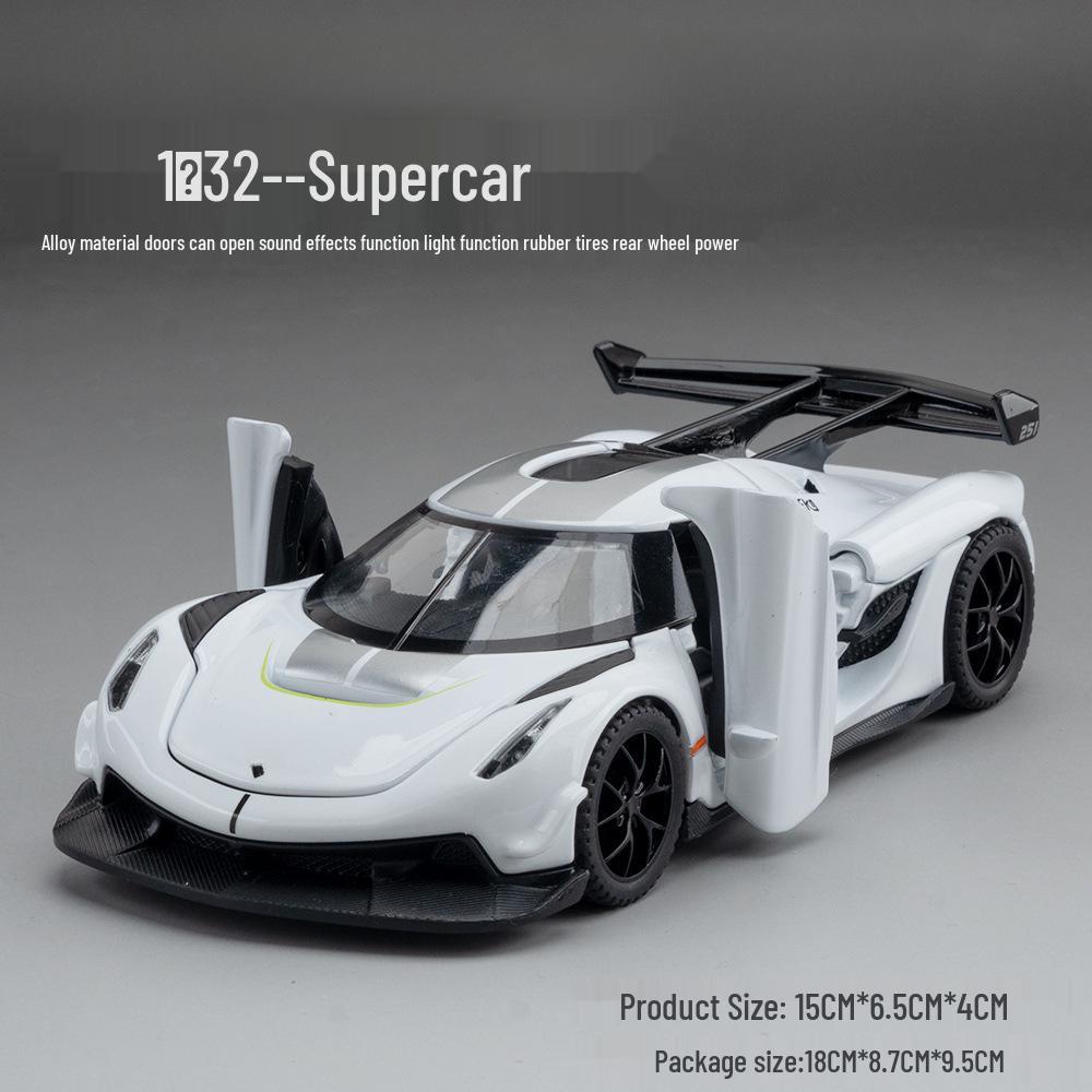 

1:32 Koenigsegg Jesko Alloy Sports Car Model Toy for Kids