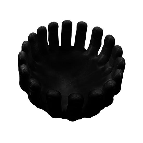 Gothic Halloween Skeleton Hands Candy Bowl Stand Lightweight Compact Storage Container