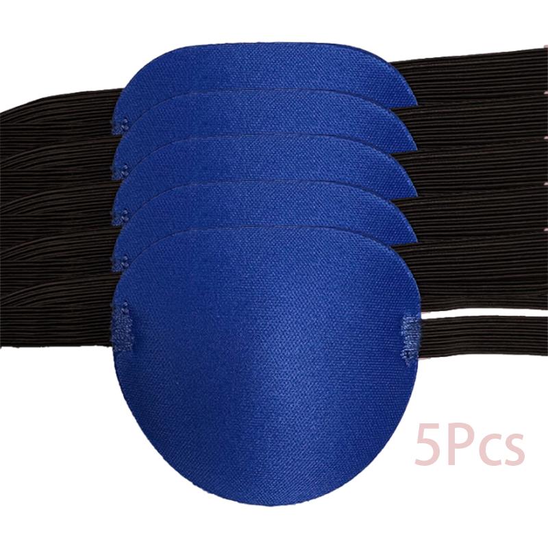 1/5/10Pcs Eye Patch Unisex Single Eye Patch Eyepatch One Eye Washable Adjustable Concave Eye Patch Kid Pirate Cosplay Costume
