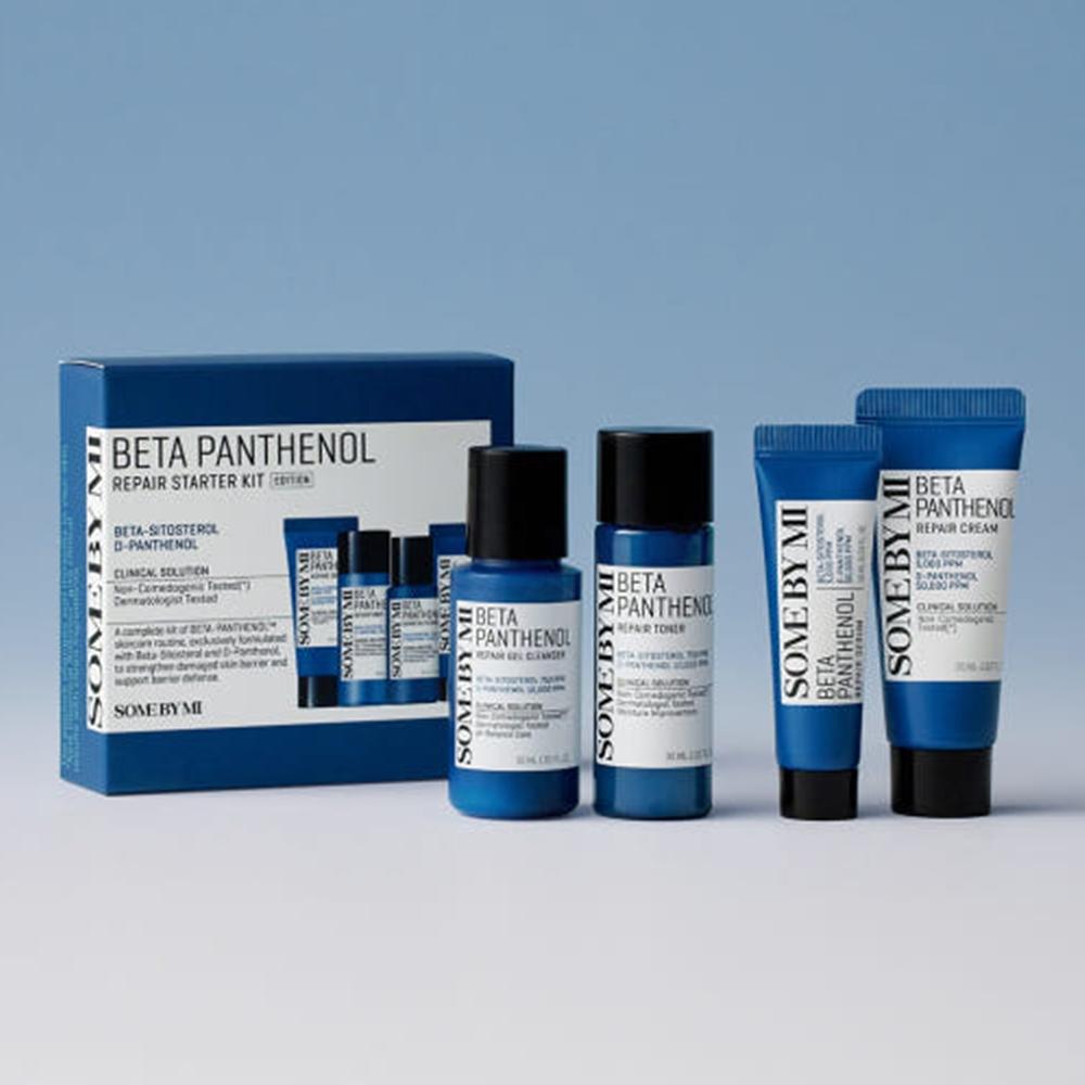 

Some By Mi Beta Panthenol Repair Стартовый набор 4-шаговый (Очищающее средство 30 мл + Тоник 30 мл + Сыворотка 10 мл + Крем 20 мл)