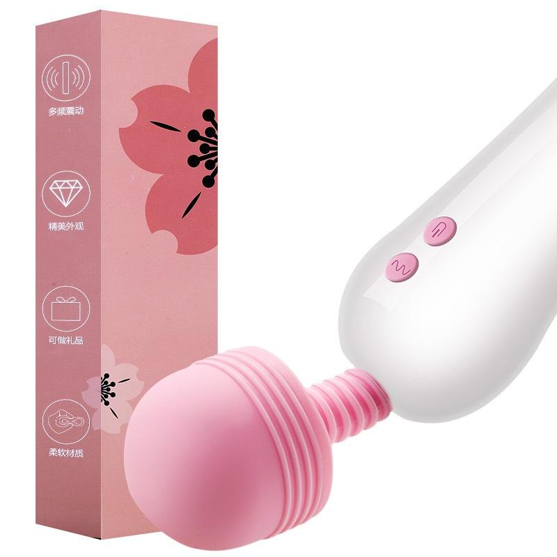 New Double-headed Vibrating AV Stick Device Female Masturbation Device G-spot Vaginal Licking Vibrator Clitoral Stimulation Massager Sex Toys