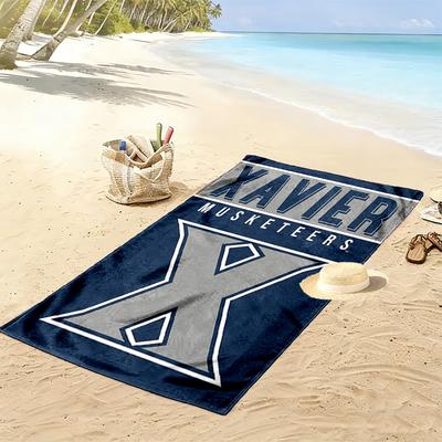 Xavier Musketeers Print Beach Towel, Large Soft Quick Dry Towel for Beach Camping Swimming