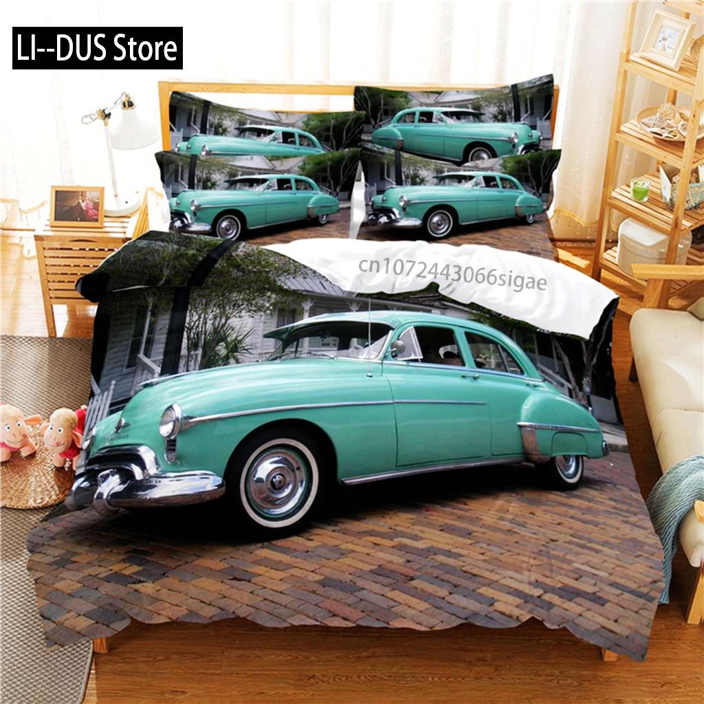 Roadster Bedding Set Duvet Cover Set 3d Bedding Digital Printing Queen Size Bedding Set Fashion Design
