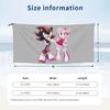 Shadow The Hedgehog Beach Towel Soft Microfiber Quick Dry Absorbent Quick Towels For Swimming