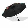 Rustic Truck Treasures Pattern Umbrella, Portable and Foldable Design, 8 Ribs, a Casual Accessory for Halloween, Christmas, and Birthday Gifts.