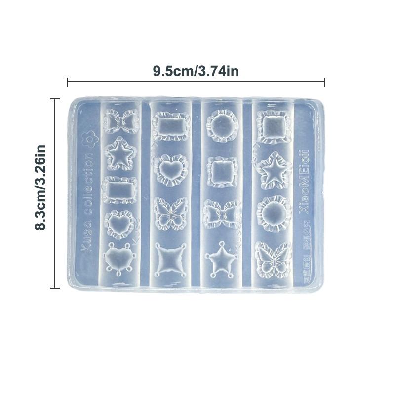 Cartoon Mini Porcelain Bottle Star Lantern Silicone Nail Mold Nail Stamping Decorations Nails Diy Design Manicure Art Tool