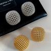 Exquisite Silber- und Gold-Steckohrringe für Damen - 2025 Eleganter Stil, Hochwertiges Luxus-Modeaccessoire