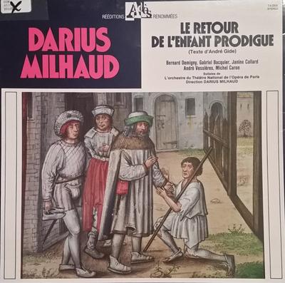 Płyta LP DARIUS MILHAUD, ORCHESTRE NATIONAL  - Powrót Syna Marnotrawnego ADES14054 DISQUES ADES 1984 Francja Klasyczna Używana