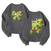 Children's Fashionable Lightweight Long-sleeved Round Neck Pullover With Pockets Printed Pullover