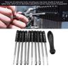 10 PCS Carburetor Adjustment Set Screwdriver Card Tool Splined   Double D Type