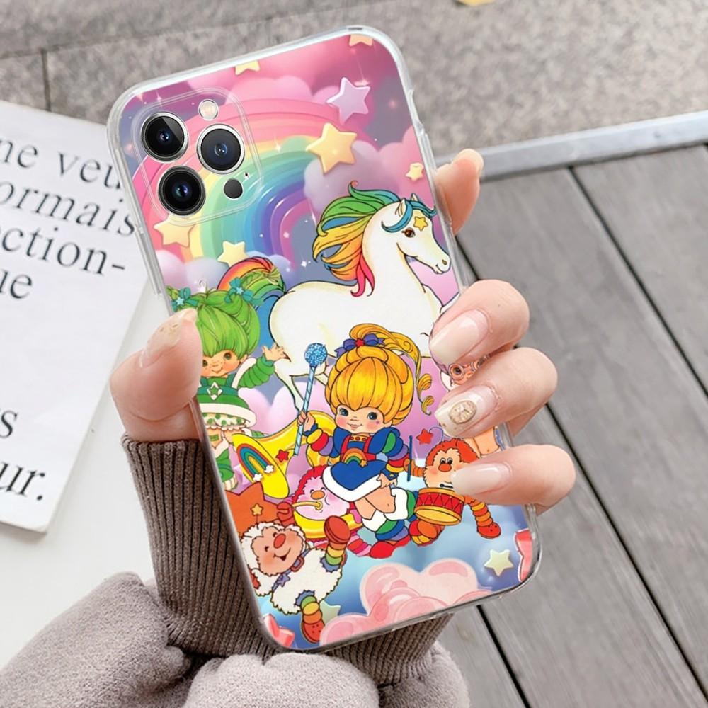 

Cute Rainbow B-BriteS Phone Case For IPhone 16 15 14 13 12 Mini 11 Pro XS Max X XR SE 6 7 8 Plus Soft Silicone Cover iPhone 12 mini