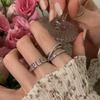 Class High Minimalist Alphabet Ring For Women Distinctive Cold Style Casual Everyday Jewelry