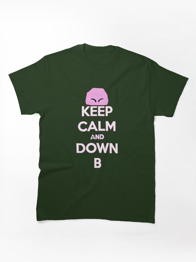 Kirby Keep Calm and Down B Classic T-Shirt
