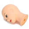 Mannequin Head Makeup Training Practice Wig Hat Display Bald Mannequin Head 49cm