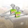 Stainless Steel Coat Hanger Household Multifunctional Non Creases Metal Windproof Hangers For Bathroom Balcony Closet Organiser
