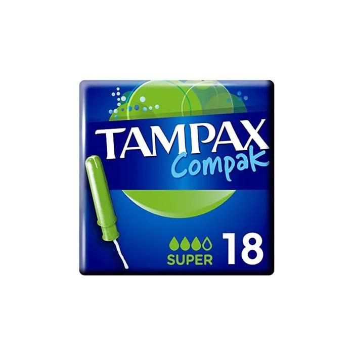 

Tampax Compak Super 18 Units