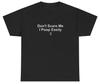 Dont Scare Me I Poop Easily T Shirt Funny Oddly Specific Cursed Weirdcore Tee