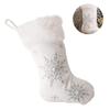 Christmas Plush Decoration Socks Christmas Stocking Pendant Christmas Decoration Gift Bag Christmas Tree Socks Pendant