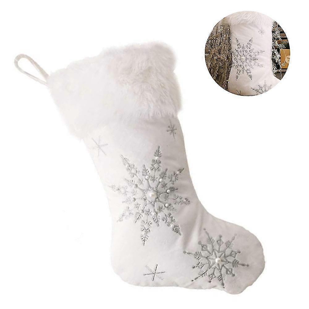 Christmas Plush Decoration Socks Christmas Stocking Pendant Christmas Decoration Gift Bag Christmas Tree Socks Pendant