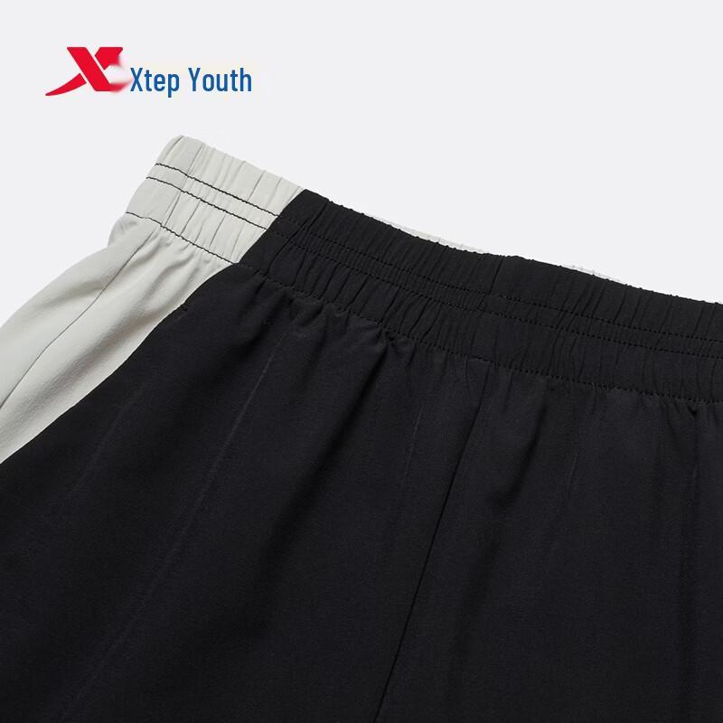 Xtep Boys' Summer Training Lightweight Running Shorts with Side Slits